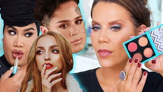 TESTING YOUTUBERS MAKEUP COLLABS  Patrick Starrr  Kathleen Lights  Hank amp Henry [upl. by Hardner]