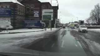 A Drive from Tameside Hospital to Crowhill Ashton under Lyne Jan 2013 [upl. by Eeluj883]