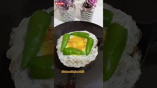 Green Chilli Egg Veg Recipe shorts omelette food trending kitchenwithannie [upl. by Zahara]