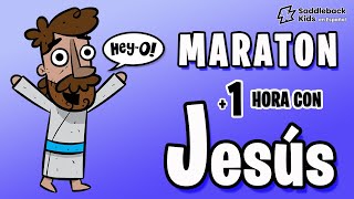 MARATON 1 Hora con Jesus  Historias de la Biblia Animadas  Saddleback Kids en Español [upl. by Reeve405]