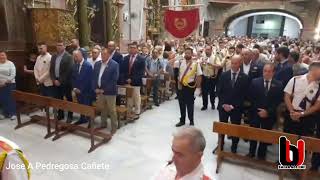 Entrada a la iglesia por la centuria romana de la cola negra ninguna sombra puede tapar tal belleza [upl. by Eiram]