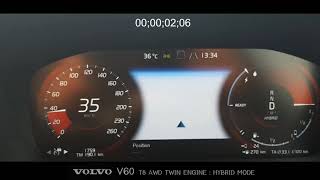 Volvo V60 T8 Twin Engine 0100 Kmh 060 Mph [upl. by Adilen]