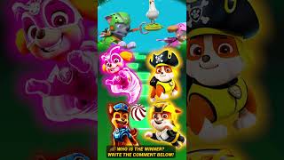 Super Skye vs Rubble Pirate vs Chase EXE vs Jet Rubble 2 pawpatrol tileshop shorts [upl. by Aerdnaeel386]