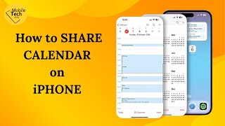 How to Share Calendar on iPhone [upl. by Gillan]