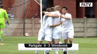 Parkgate 03 Shirebrook Town FA Cup Extra Preliminary Round [upl. by Wilhide]