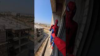 Spiderman rooftop parkour running 😂parkourfreerun parkourlife shortslife [upl. by Hillary]