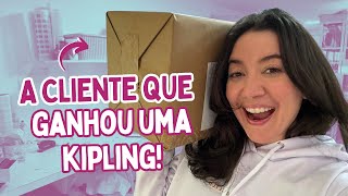 UMA MOCHILA DA KIPLING DE PRESENTE [upl. by Monagan]