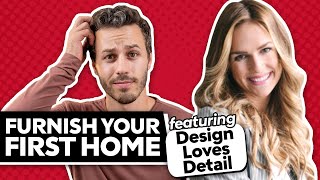 How To Furnish Your First Home Ft DesignLovesDetail  Big Change [upl. by Aletse]