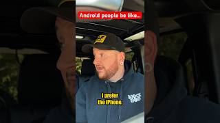 Android people vs iPhone people 🤣 funny comedy  tech [upl. by Ahsital321]