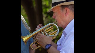 Home Moravian Church Band Plays at Funeral [upl. by Madalena]