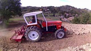 PREPARAZIONE TERRENO E SEMINA 2017 FIAT 600 DT BREVIGLIERILAMBORGHINI 654 SEMINA LOIETTOORZO [upl. by Pilif]