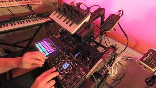 NDLR amp Novation Circuit ambient  Circulation Waltz [upl. by Dammahom]