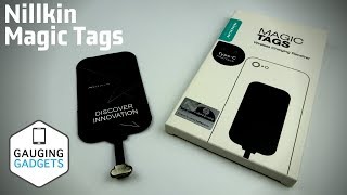 Nillkin Magic Tags Review  Add Qi Wireless Charging to Any Phone [upl. by Kcirdef851]