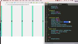 FlexBox Tutorial  Part 1  Positioning Divs inside Parent Container Using CSS Flex [upl. by Ramu722]