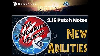 JURASSIC WORLD ALIVE UPDATE 215 NOTES NEW ABILITIES [upl. by Frederich]