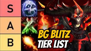 BG Blitz Tier List [upl. by Dow978]