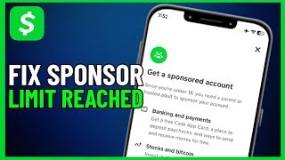 How to Fix Sponsor Request Limit Reached on Cash App  Full Guide 2024 [upl. by Manard828]