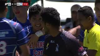 2016 World School Sevens  New Zealand v Samoa Barbarians [upl. by Sternick]