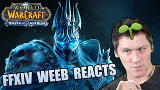 FFXIV Weeb Reacts to Wrath of the Lich King Trailer  WOW [upl. by Inuat]