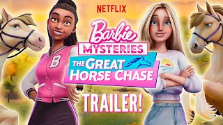 Barbie Mysteries The Great Horse Chase  Official Trailer  Netflix [upl. by Rosinski]