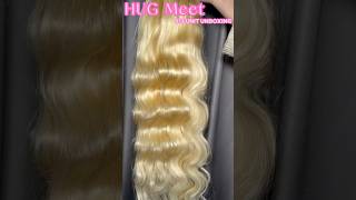 HUG Meet Hair 28” 613 Lace Frontal Wig Unboxing amazonwigs wiginfluencer wigreview [upl. by Eissak960]