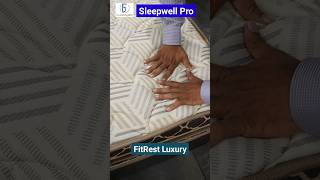 Sleepwell Pro FitRest Luxury Mattress Review sleepwell shorts MemoryFoamMatress fitrestluxury [upl. by Jodoin]