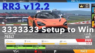 Real Racing 3 RR3 v122 McLaren 765LT Full Upgrade Tree Track Day Longtail Legacy winning cost [upl. by Hoeg]