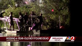 Missing 4yearold boy from Ormond Beach found dead police say [upl. by Faydra518]