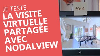 je teste la Visite Virtuelle Live avec Nodalview  et cest top [upl. by Lashondra]