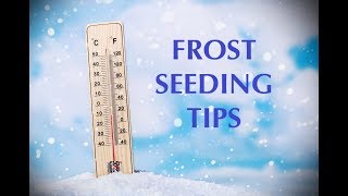 Frost Seeding Watch this [upl. by Placeeda]