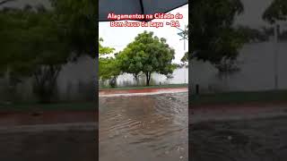 Alagamentos na Cidade de Bom Jesus da Lapa BA bahia nordeste bomjesusdalapa shortvideo shorts [upl. by Castra]