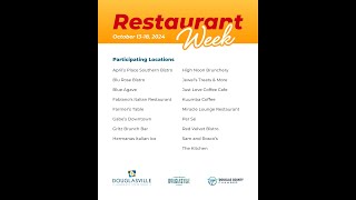 2024 Douglasville Restaurant Week Winner [upl. by Chao]