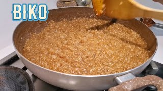 A simple way of cooking BIKO  Pinoy meryenda biko [upl. by Arad698]