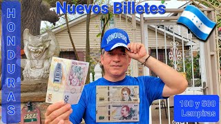 Nuevos Billetes en Honduras de 500 y 100 Lempiras [upl. by Lemrej]