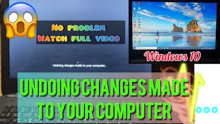 Undoing Changes Made To Your Computer Problem Tamil  Undoing Changes Made to your computer hp [upl. by Ayotna259]