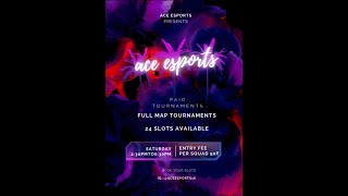 ACE ESPORTS IS LIVE [upl. by Yevoc]