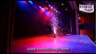 Confetti Cannons  LED Confetti Fountain [upl. by Anidualc]