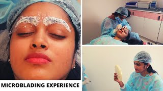 I GOT MY EYEBROWS MICROBLADED MY EXPERIENCE [upl. by Yerffoj]