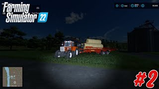 Ramassage des bottes… Carrière Suivi épisode 2 Farming Simulator 22 [upl. by Kimball861]