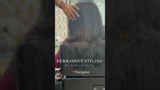 Permanent styling 💇‍♀️💆‍♀️📍Thengana Changanacherry call 📞 7559899096 salon hair beauty hair [upl. by Malka]