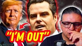 🚨BREAKING Matt Gaetz WITHDRAWS Nomination as Trumps Attorney General WTF HAPPENED [upl. by Ayana]