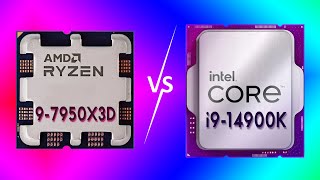 AMD Ryzen 9 7950X3D vs Intel Core i9 14900K whats better [upl. by Sherwynd]