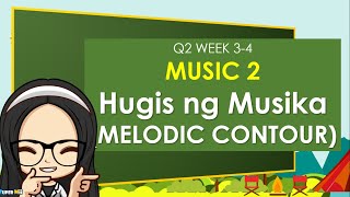 MAPEH  MUSIC 2  GRADE 2  QUARTER 2 WEEK 34  Hugis ng Musika  Melodic Contour   MELC BASED [upl. by Korella]