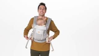 Ergobaby ADAPT Babytrage  Bauchtrageweise TShirtMethode [upl. by Martell120]