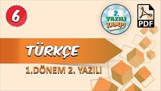 6 Sınıf Türkçe  1 Dönem 2 Yazılıya Hazırlık [upl. by Carbrey860]