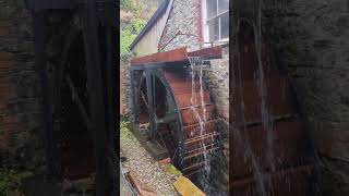 The wonderful waterwheel at Solva Woollen Mill in Pembrokeshire They are open from MondayFriday [upl. by Marlea586]