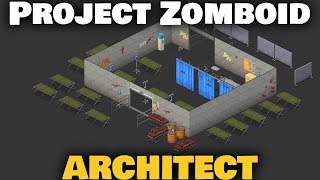 Project Zomboid Architect Ep 1  Lets Build a City  Apartments Zombie Infirmary Wheat Fields [upl. by Arjan]