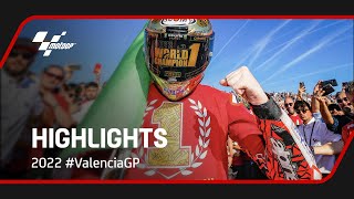 MotoGP™ Race Highlights  2022 ValenciaGP 🏁 [upl. by Ecnedac]