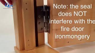 How to fit an intumescent fire seal on fire door [upl. by Py534]