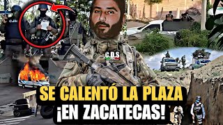 🚨¡¡SE CALENTÓ LA PLAZA Gente DEL Mayito Flaco Atacan A Convoy Del GRUPO ELITE CJNG En Zacatecas [upl. by Gladine549]